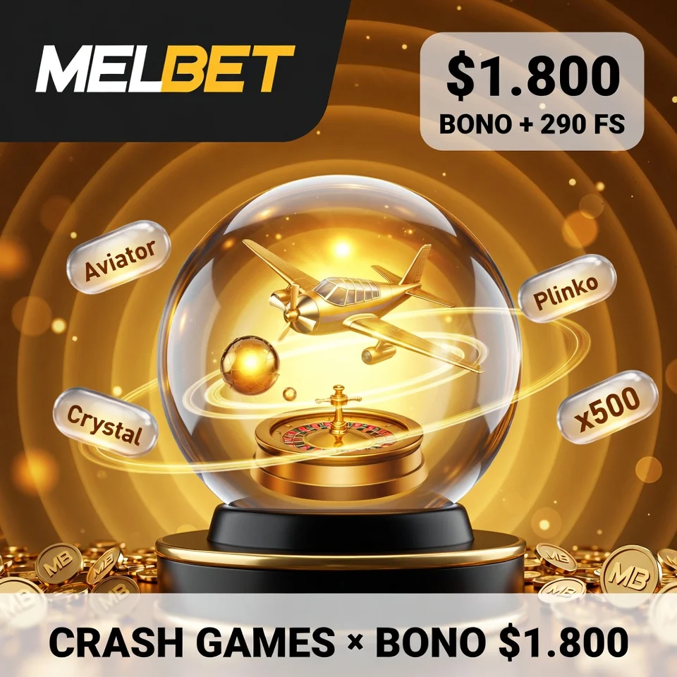 Melbet crash games bola cristal refracción thumbnails juegos fondo dorado