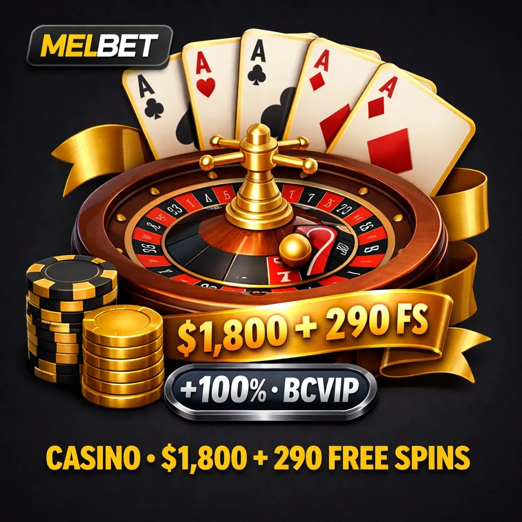 Melbet casino holographic roulette floating cards orbital chips dark background