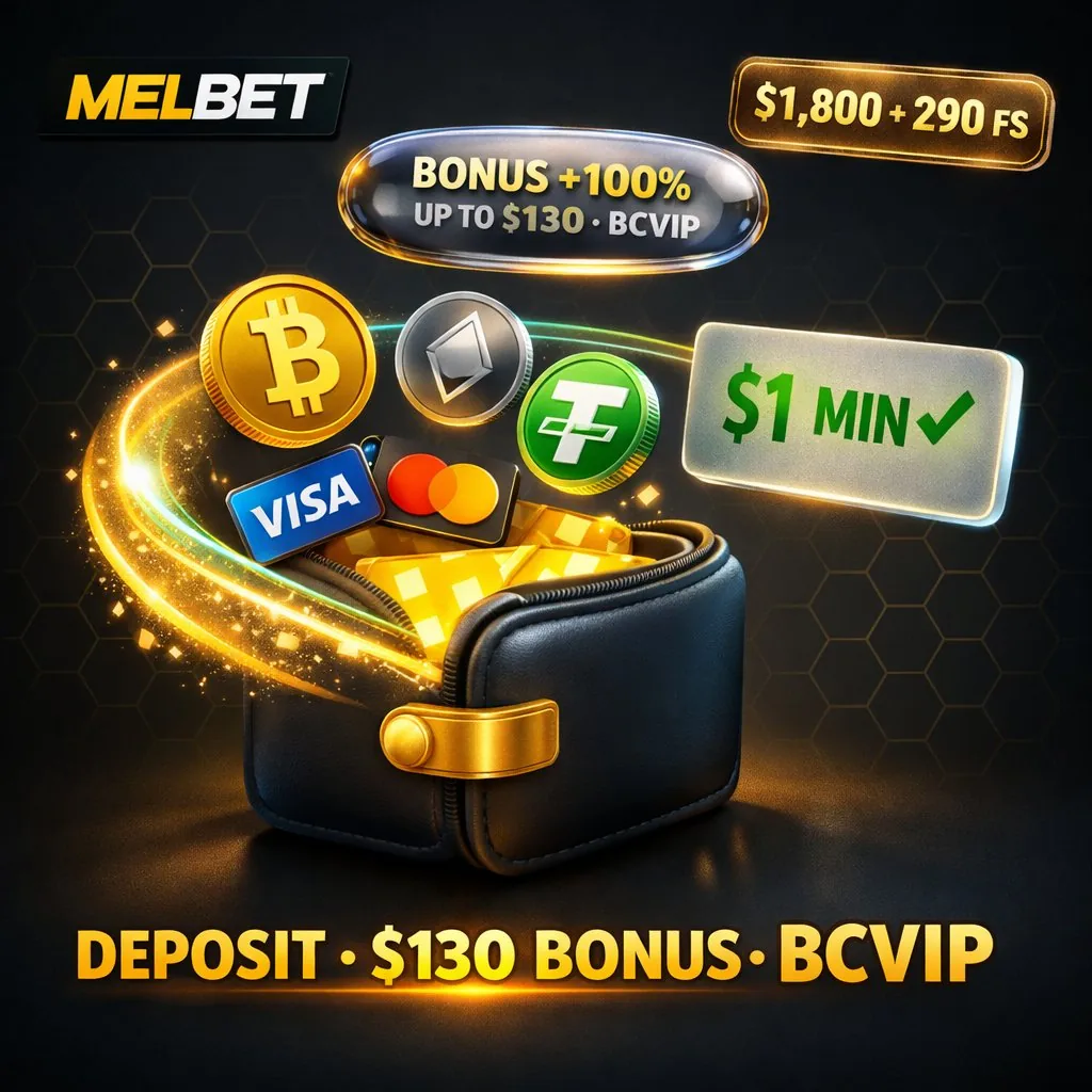 Melbet payments crypto wallet holographic transfer stream dark background